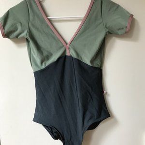 Yumiko- Alicia Cap Sleeve Leotard